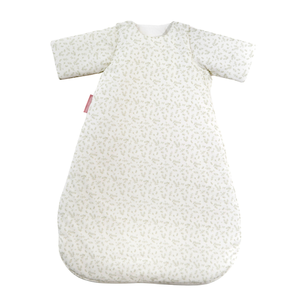 gigoteuse hiver chaude tog 2,5 mixte fille garçon motif feuillage vert en coton bio oekotex