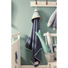 Cape de bain bleue Sardine
