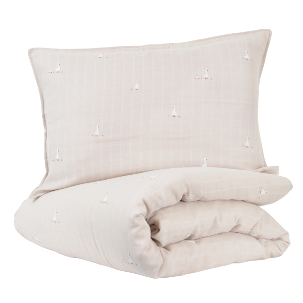 Little Crevette Parure Lit 100x140 Parure De Lit Gaze De Coton