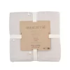 Le Lit De Mon Bébé Housse De Couette 100x140 Cm Double Gaze De Coton Blanche - Pour Lit Bébé 60x120 Ou 70x140