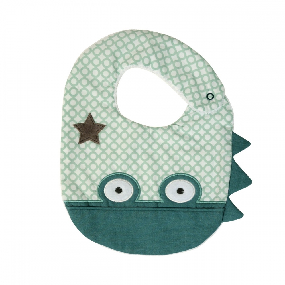 Bavoir Bebe Crocodile Little Crevette