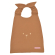 Serviette bavoir Ourson - caramel