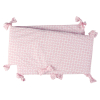 Tour de Lit bébé fille rose motif fleur en coton bio oekotex