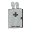 Protège-carnet de santé lapin coton bio Bonne nuit