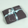 Drap-housse bébé mixte garçon fille gris foncé nuage coton bio oekotex