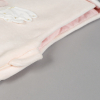 Gigoteuse fille rose pâle motif cygne princesse broderie dorée étoiles phrase en coton bio oekotex