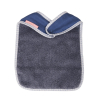 Bavoir naissance bébé Estampille bleu canard