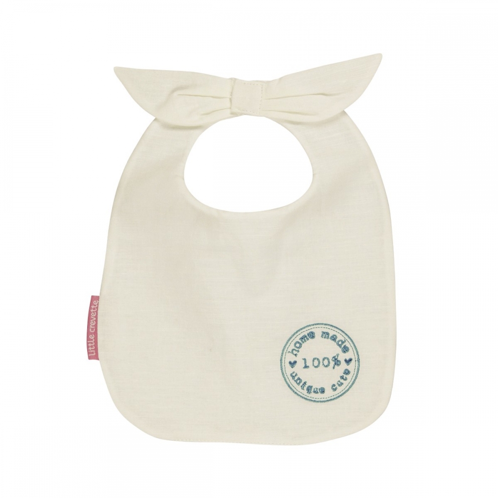 Bavoir Bebe Naissance En Lin Brode Bleu Canard Little Crevette Bavoir Bebe Naissance En Lin Brode Bleu Canard Little Crevette