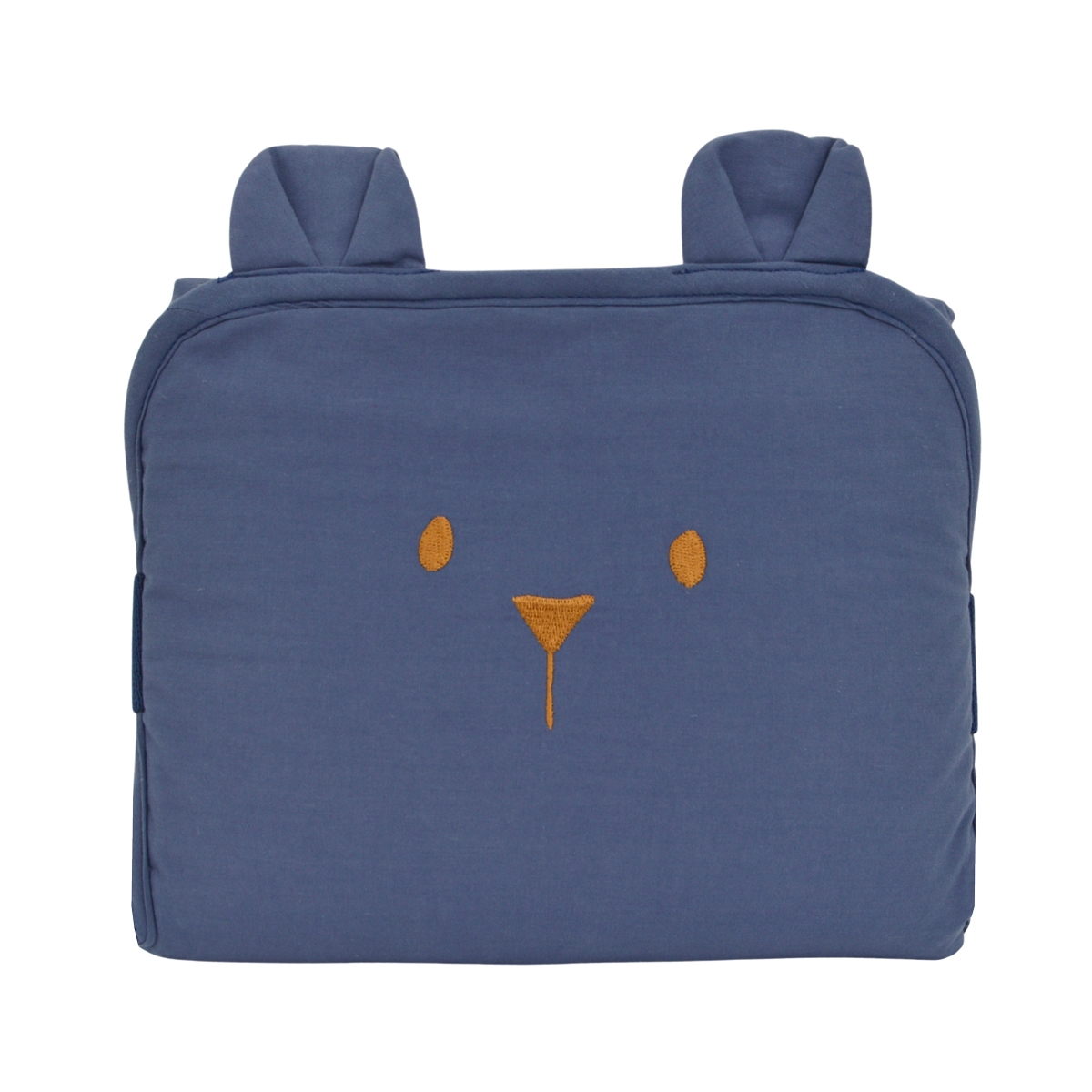 Little Crevette - Tapis à langer de voyage Ourson - bleu marine