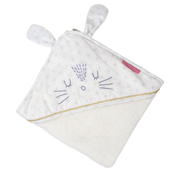 Sortie De Bain Bebe Lapin Pompom Little Crevette Sortie De Bain Bebe Lapin Pompom Little Crevette