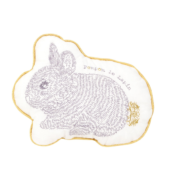 Coussin Pompom le lapin