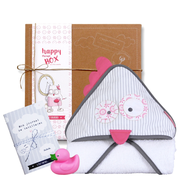 Coffret Bain Maxi Cape Bebe Hibou Petite Box Little Crevette