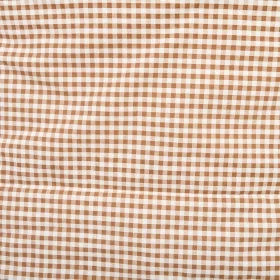 motif imprimé vichy caramel