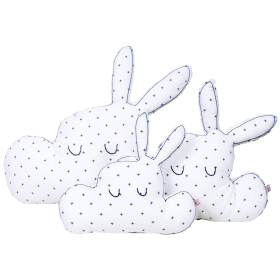 Coussin Lapinuage - croix bleues