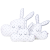 Coussin Lapinuage - croix bleues