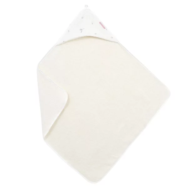 cape de bain bébé colibri en éponge pur coton bio