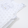 Gigoteuse été légère en lange blanche mixte fille garçon tog 0,5 motif lapin pompom en coton bio oekotex