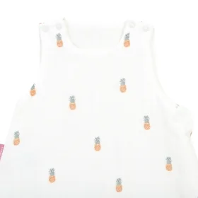 gigoteuse été en gaze de coton bio imprimé ananas