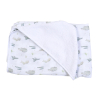 Cape de bain en lange mixte fille garçon blanche motif Cactus vert en coton bio oekotex