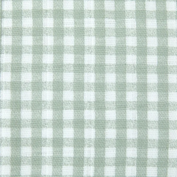 Maxi-lange bébé coton bio* vichy Olive