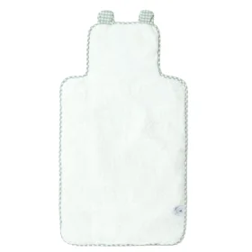tapis à langer de voyage imperméable en coton bio extérieur vichy vert fermeture élastique