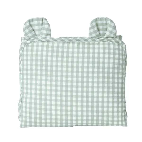 Tapis à langer de voyage vichy Olive