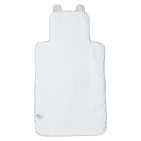 tapis à langer de voyage imperméable coton bio imprimé fleurs beiges