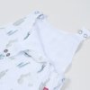 Gigoteuse été en lange blanche tog 0,5 mixte fille garçon motif cactus all over en coton bio oekotex