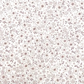 tissu percale imprimée fleurs roses Lilly