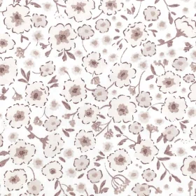 motif imprimé fleurs rose et beige Lilly