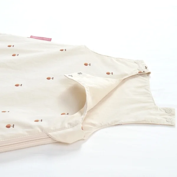 gigoteuse été mixte imprimé pommes en percale coton bio TOG 0.5