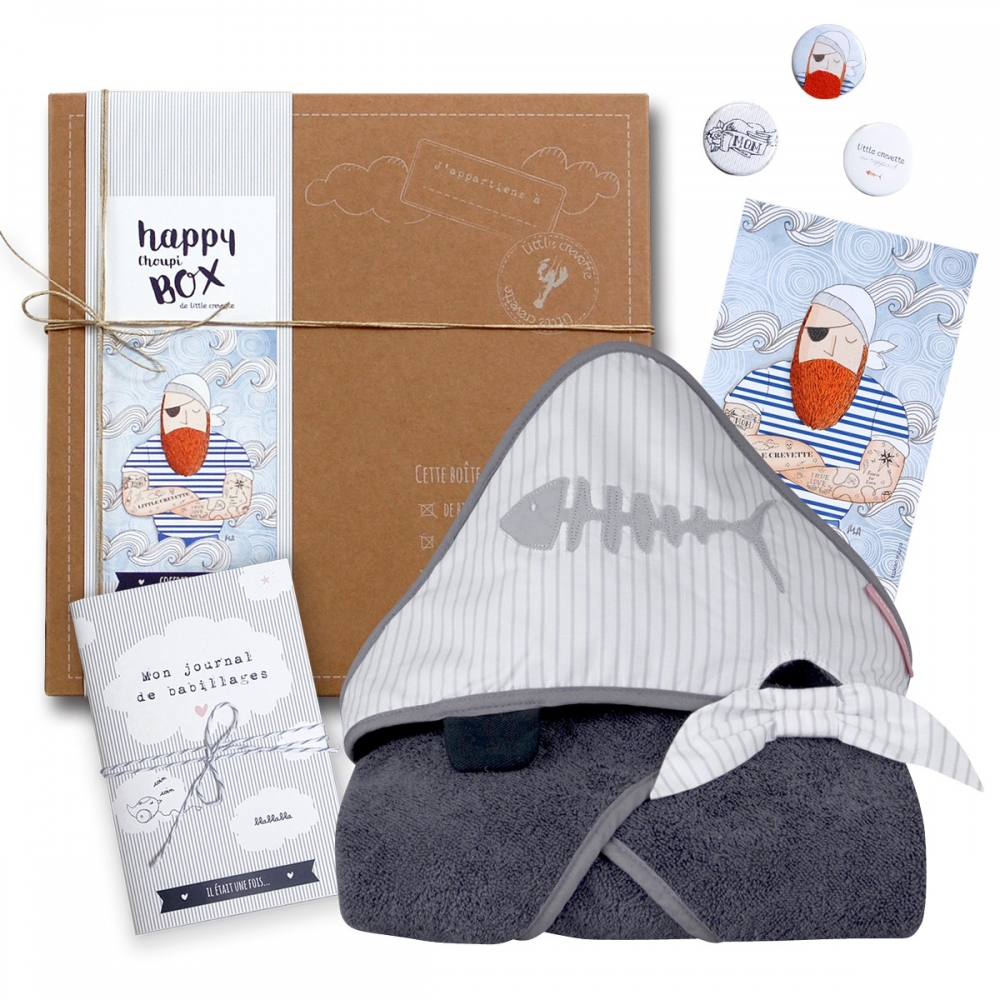 Coffret Cadeau Bebe Pirate Petite Box Little Crevette