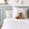 parure de lit enfant en double-gaze coton bio imprimée colibri