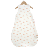 Gigoteuse été légère blanche en lange tog 0,5 fille motif arc-en-ciel rose en coton bio oekotex
