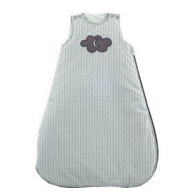 Gigoteuse mixte fille garçon bleu vert d'eau tog 2,5 coton bio oekotex