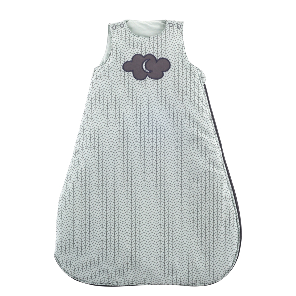 Gigoteuse mixte fille garçon bleu vert d'eau tog 2,5 coton bio oekotex