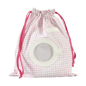 Sac à linge mouillé rose Machine à laver