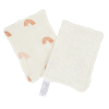 Lot de 12 lingettes lavables bébé Rainbow