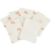 Lot de 12 lingettes lavables bébé Rainbow