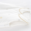 Gigoteuse à pois tog 2,5 fille col claudine blanche en coton bio oekotex