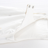Gigoteuse à pois tog 2,5 fille col claudine blanche en coton bio oekotex