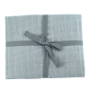 Drap-housse bébé double gaze en lange uni vert coton bio oeko-tex