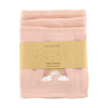 lot de 3 langes bébé fille rose motif arc-en-ciel licorne en coton bio oekotex
