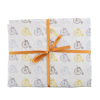 Drap-housse bébé en lange mixte garçon fille imprimé vélo coton bio oekotex