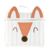 Trousse de toilette enfant renard écru et terracotta intérieur imperméable Dream Forest pour fille ou garçon