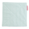 Essuie-tout en tissu lavable et réutilisable doublé éponge motif pois verts en coton bio