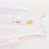 Gigoteuse été légère fille tog 0,5 rose pâle motif cygne princesse broderie dorée coton bio oekotex