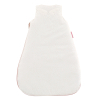 gigoteuse fille couleur écrue motif arc-en-ciel licorne rose en coton bio oekotex tog 2,5