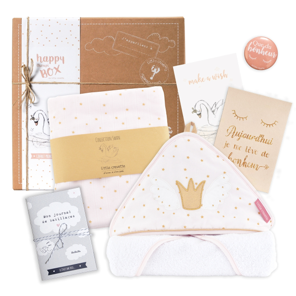 Coffret cadeau bébé Princesse Swan - la petite box
