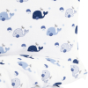 Parure de lit gaze de coton Baleine 100x140 cm